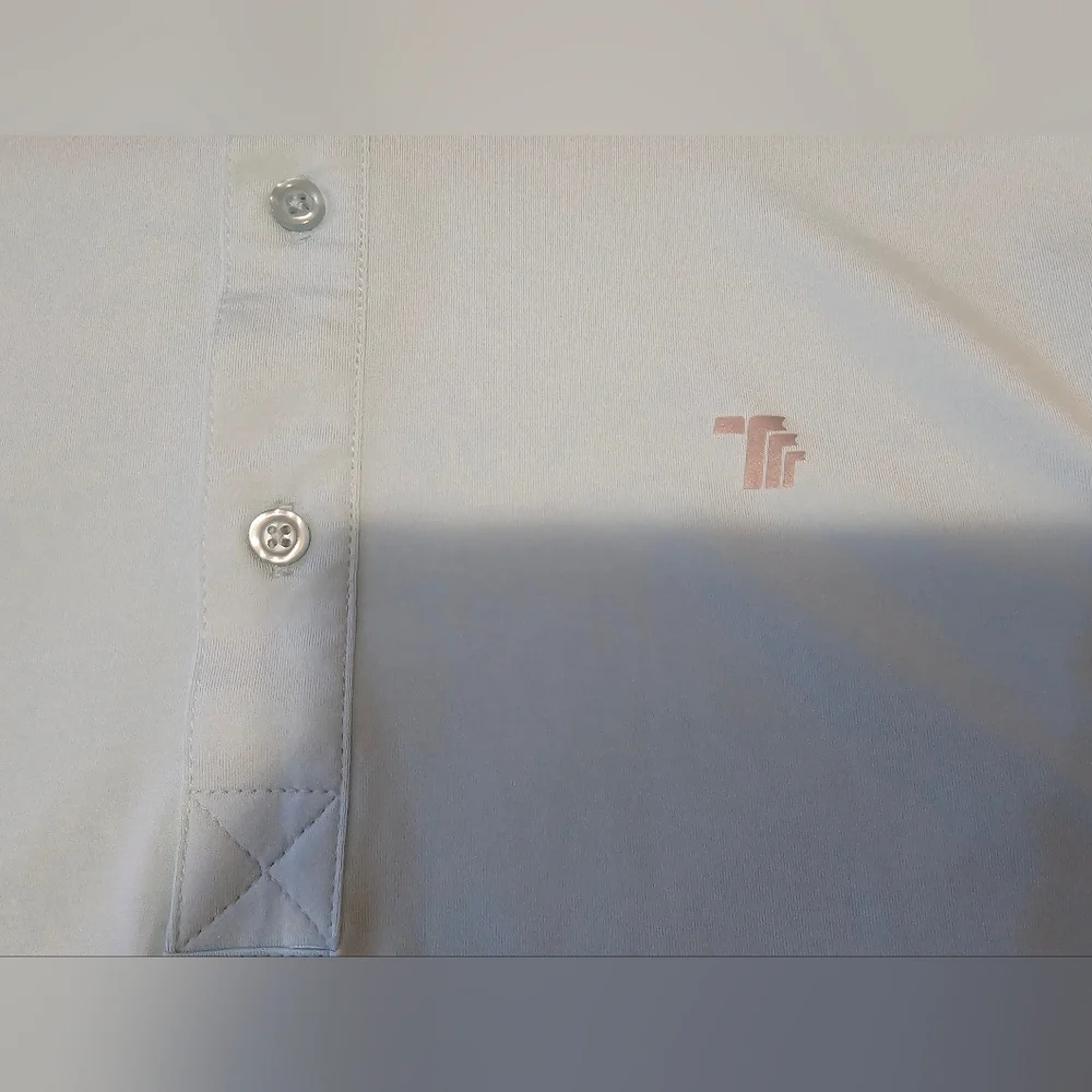 TBMPOY Men's Light Mint Green Short Sleeve Polo Golf Shirt SZ 2XL - Picture 4 of 5